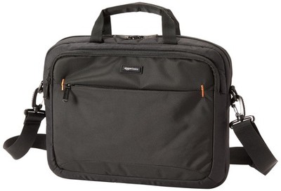 Amazon Basics Laptop Carrying Case, Black | 14 inch, Shoulder Strap, 24-pack