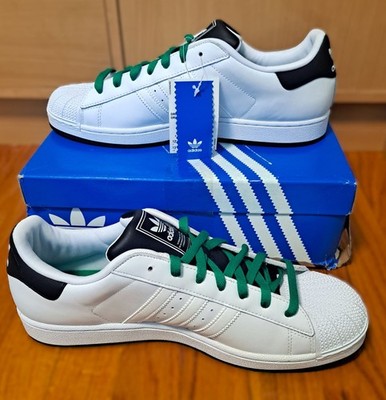 Adidas Superstar I Men's Size 13  ''RARE'' 2008 White Black Green 353837 NIB