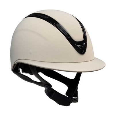 OXFORD TAN POLO VISOR EQUESTRIAN HELMET