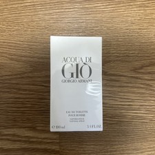 Aqua Acqua Di Gio Eau de Toilette EDT 3.4 Giorgio Armani Men Original Box SEALED