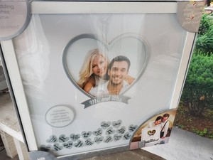 BRAND NEW Pearhead Wedding Wishes Frame 20"×20"
