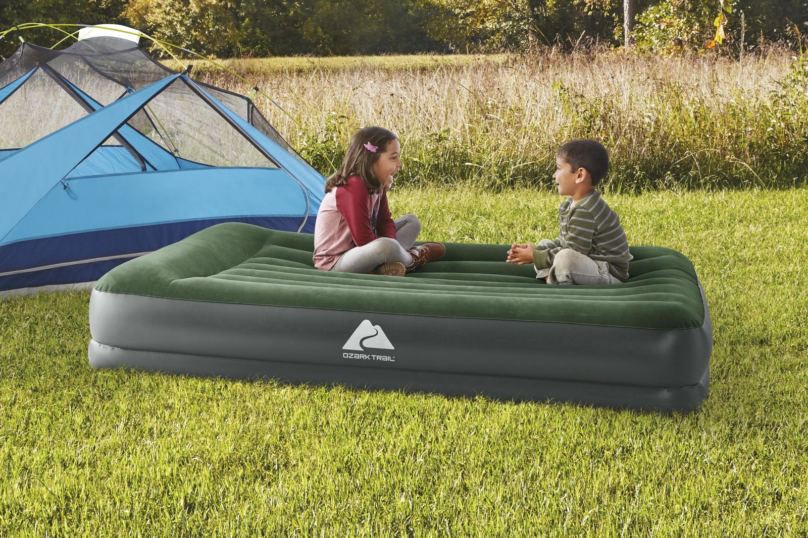Ozark Trail 67898E 14" Air Mattress, with Built-in Pump, Ful