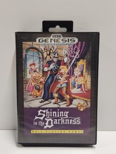Shining In The Darkness Sega Genesis Complete In Box CIB Great Shape