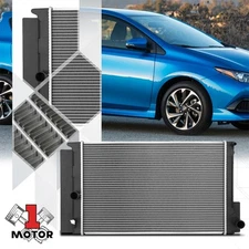 Aluminum Core Cooling Radiator OE Style for 16 Scion iM/17-18 Corolla iM 13552