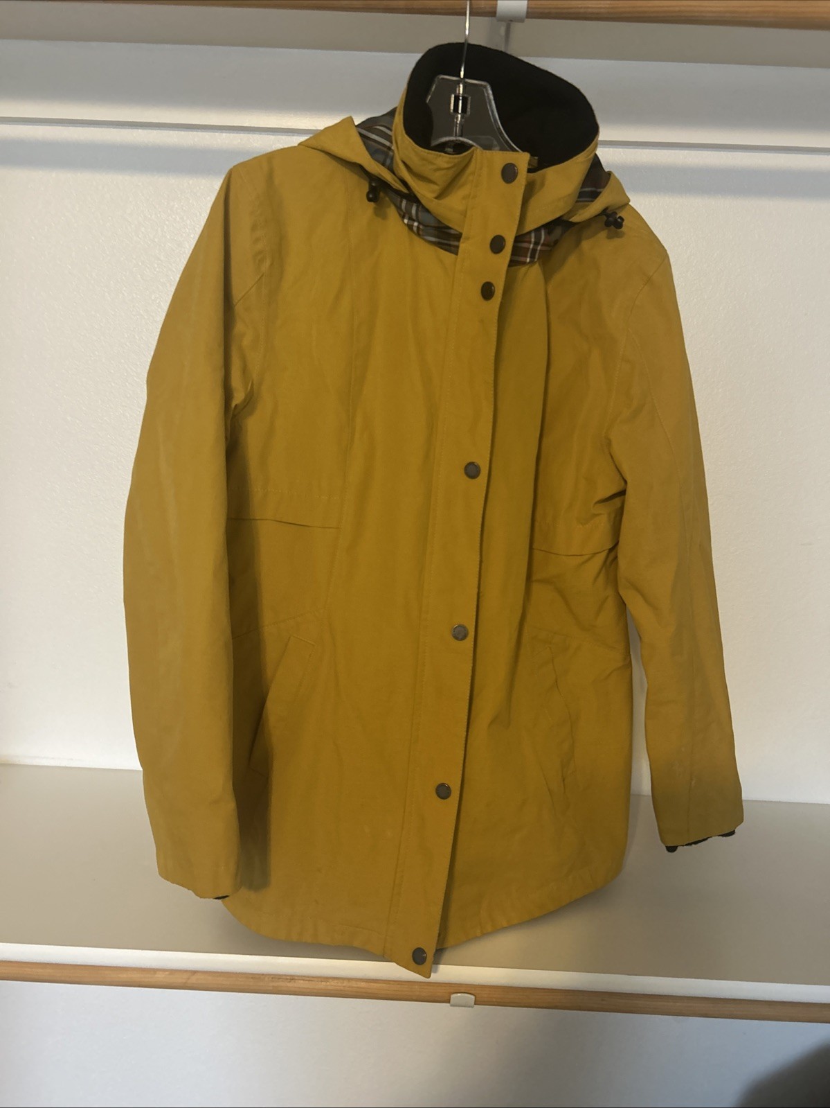 NWT women’s pendleton Mustard yellow rain jacket … - image 1