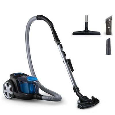Philips PowerPro Compact Beutelloser Staubsauger, 900 W, Schwarz (FC9331/09)