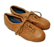 Capezio Tele Tone Tap Shoes Size 5 M Women s Nude/Tan
