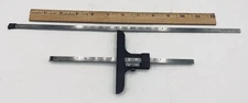 Starrett #448 Vernier Depth Gage With 6 & 12 Inch Rules
