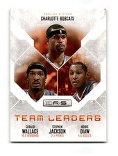 2010-11 Panini Rookies & Stars Wallace / Jackson / Diaw #3 Bobcats ~04114