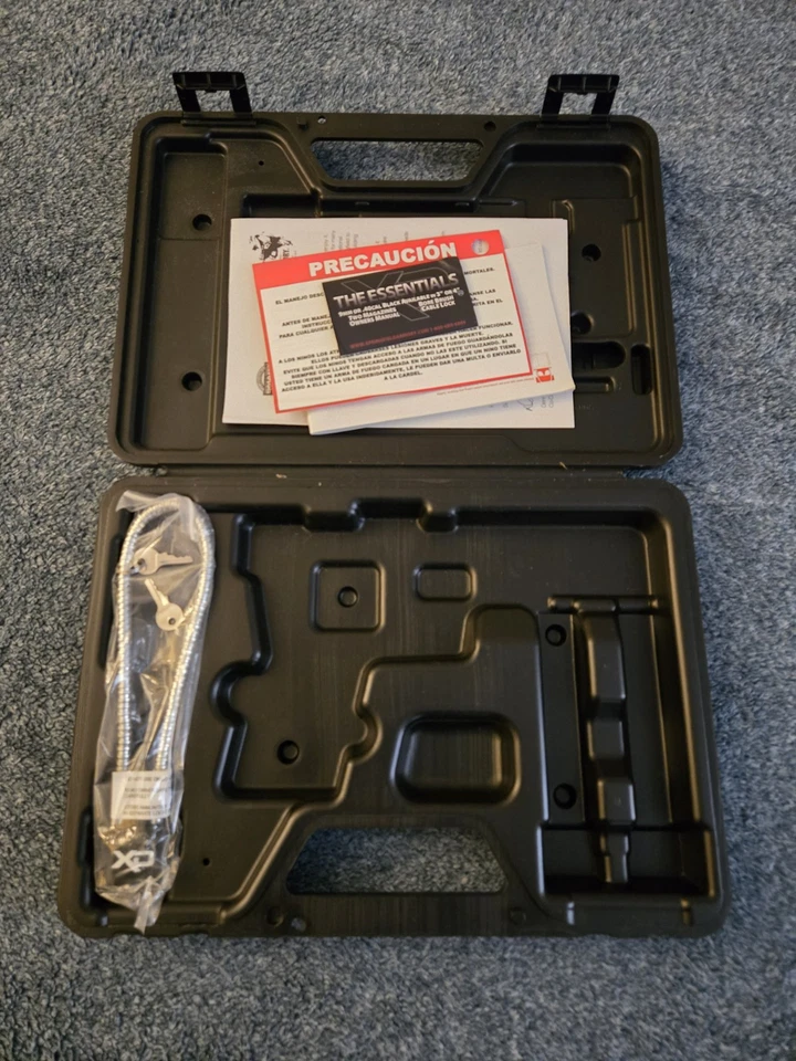 Springfield Armory XD 9mm Factory Hard Case With Manual And Lock - Image 3 of 4