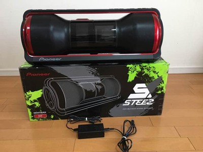 ポータブルオーディオシステムPioneer STZ-D10Z-R STZ-D10Z-R｜Pioneer STEEZ AUDIOシリーズ ポータブルスピーカー 防水