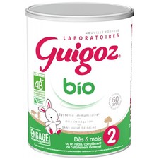 Lait bio Guigoz 2ème âge de 6 mois à 1 an 800 g