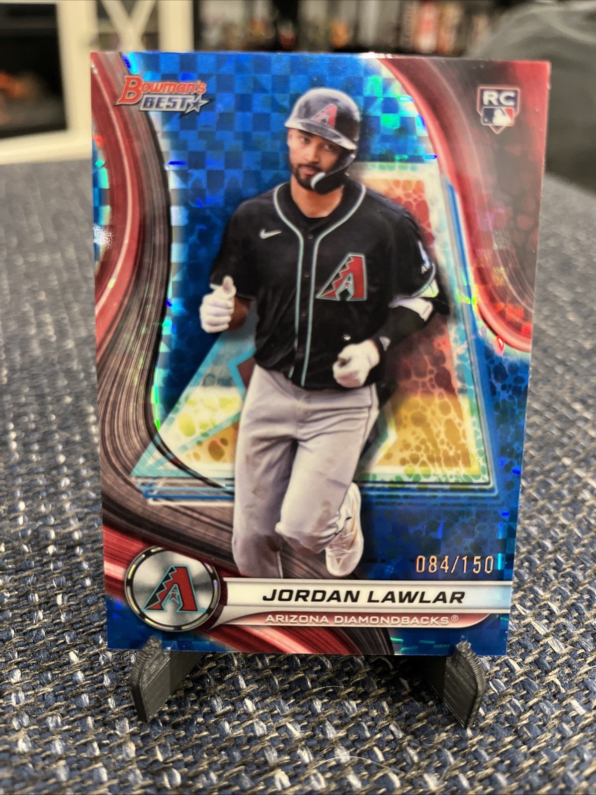 2024 Bowman's Best - Jordan Lawlar #4 Blue X-Fractor /150 (RC)