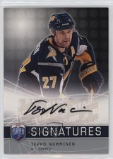 2008-09 Upper Deck Be a Player Signatures Teppo Numminen #S-TN Auto 0n64