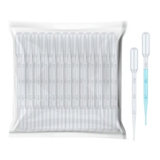 100Pcs 3Ml Disposable Plastic Transfer Pipettes Calibrated Dropper for Science E