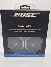 Bose AE2 Audio Wired Headphones Around-Ear Black/Silver - Adjustable / Open Box