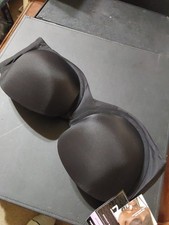 MAIDENFORM SN6990 BLACK STRAPLESS LIFT BRA SIZE 40D NWT