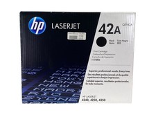 HP LaserJet 42A Black Toner Print Cartridge Q5942A New Sealed 