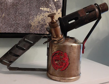 Vintage Monitor Paraffin Blowlamp Brass Blow Lamp Torch Paint Burner No 132