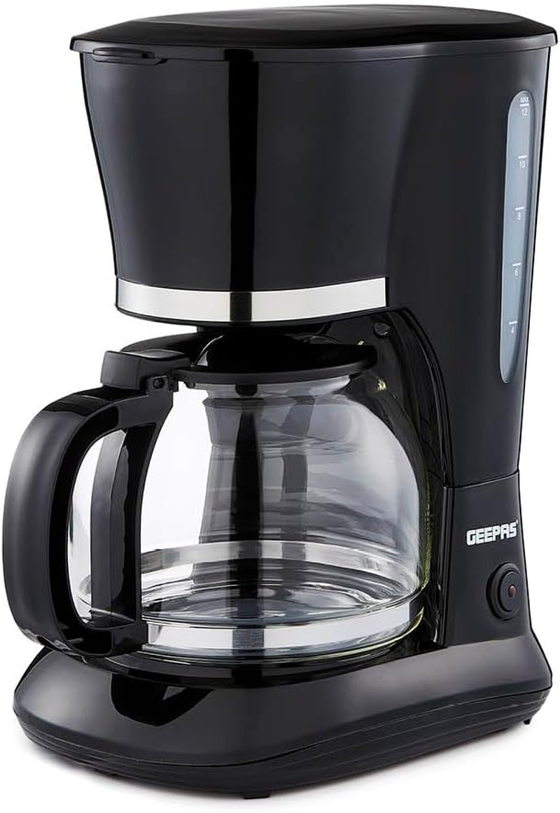 1.5L Filter Coffee Machine | 800W Coffee Maker for Instant Coffee, Espresso, Mac