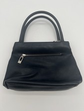 Esprit borsa a tracolla vintage anni 90 manici e tracolla, pelle blu