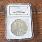 Morgan Dollar 1885-P NGC MS64 Silver $1 San Francisco Uncirculated KM#110