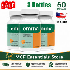 3 Pack Emma Relief Supplement Keto for Gut Bloating - 60 Capsules