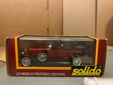 VINTAGE SOLIDO AGE D'OR #149 1926 RENAULT 40 CV RED & BLACK B24