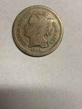 1865 ~ 3 Cent Nickel~ Piece