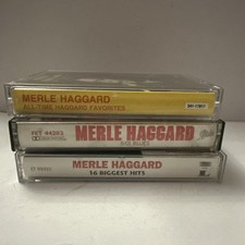 Merle Haggard Cassette Lot 3 16 Biggest Hits All Time Haggard 5:01 Blues HTF