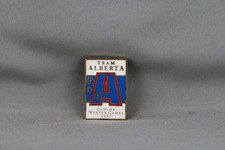 Vintage Sprots Pin - Team Alberta 1995 Canada Winter Games - Inlaid Pin 