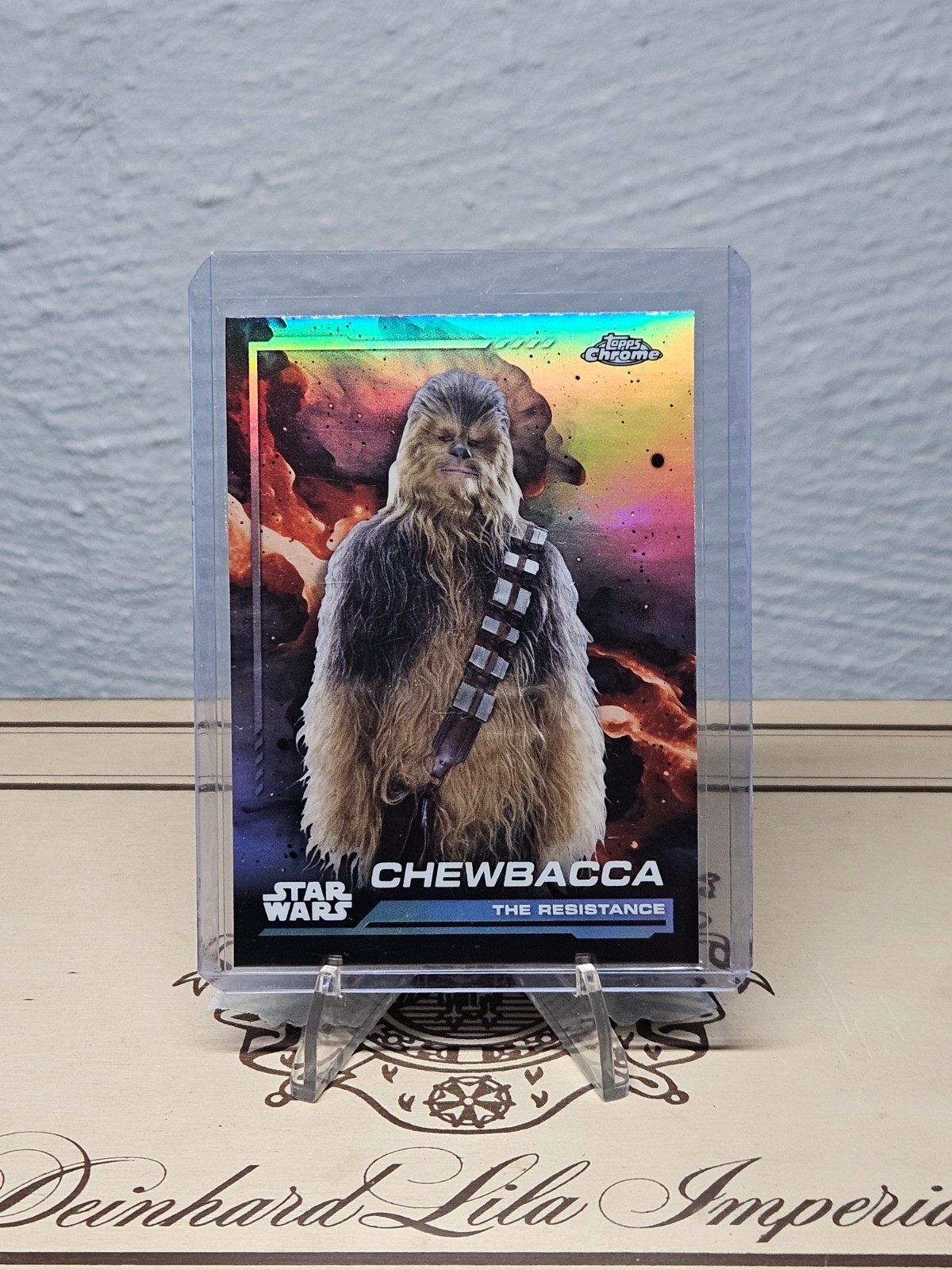 CHEWBACCA Topps Chrome Rainbow Refractor #107 2024 Star Wars