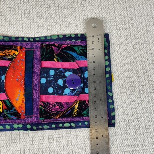 Vintage Wonderful Wallets 1995 Handmade Artsy Fun Colorful Wallet NWT - Picture 7 of 9