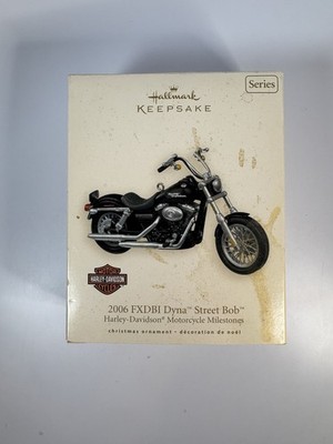 2006 Hallmark  FXDBI Dyna Street Bob Harley Davidson Motorcycle Ornament