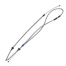 1966-70 Dodge Charger Plymouth GTX B-Body Rear Parking Brake Cable Pair OE Steel