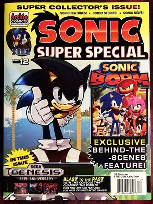 SONIC THE HEDGEHOG SUPER SPECIAL MAGAZINE Issue 12 Feb 2015 Bagged & Boarded NEW