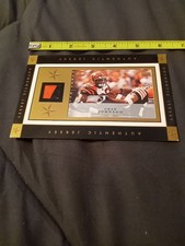 2008 Upperdeck First Edition 32 Chad Johnson Authentic Jersey 6x4 Stand-up Card