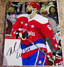 MIKE WEBER SIGNED 8X10 MATTE PHOTO WASHINGTON CAPITALS (A)