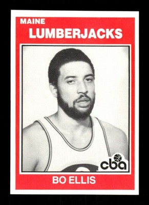 1981-82 TCMA CBA Maine #25 Bo Ellis RC NM, well centered , rare his only card BX