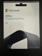 Microsoft Office 2021 Professional Plus - New Factory Sealed Retail Card