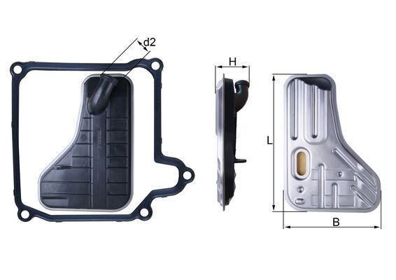 Mahle Hydraulikfilter Automatikgetriebe FüR Vw Golf Vi 1.4 Tsi 2.0 Tdi Passat-image