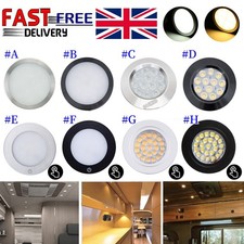 2-12x 12V Interior LED Spot Lights Camper Van Caravan Motorhome Boat Downlight