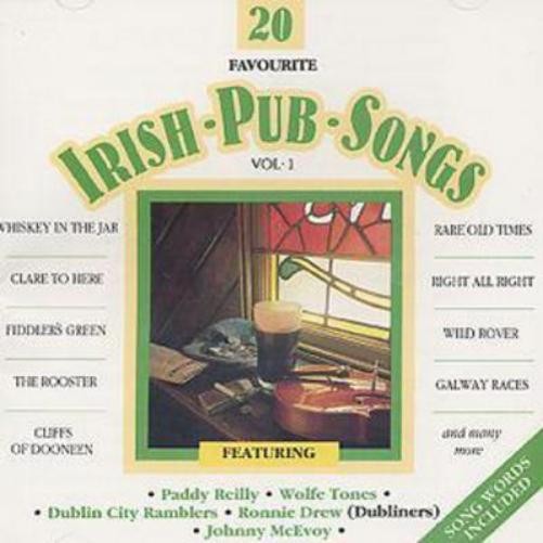 Various Artists 20 Favourite Irish Pub Songs - Volume 1 (CD) Album