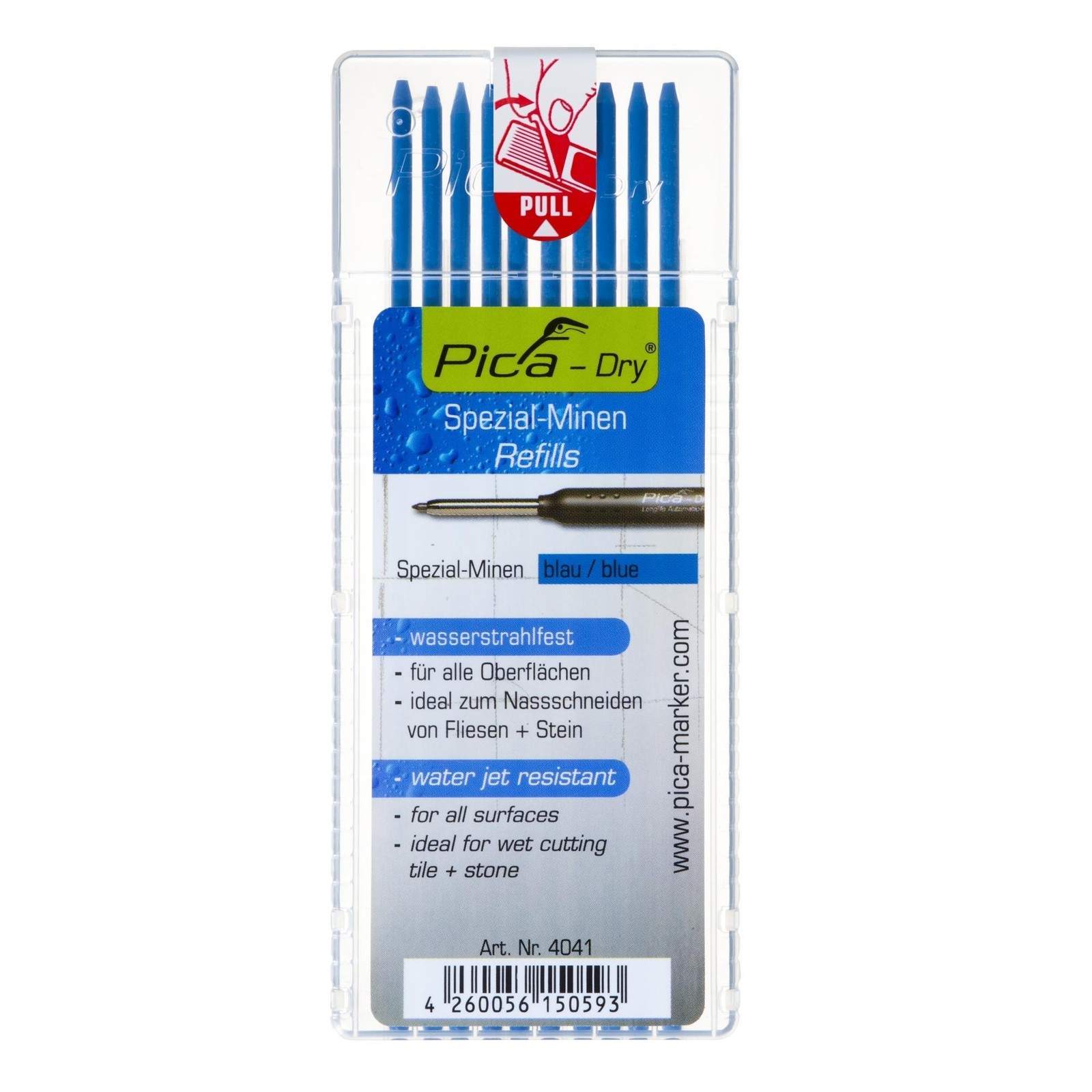 Pica Ersatzminen für Tieflochmarker - Blau - 2,8 mm - Image 2