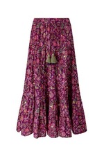 Joe Browns Women's Boho Floral Tassel Tie Tiered Maxi Skirt