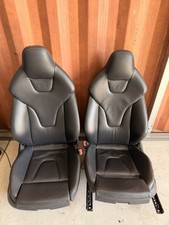 2012-2016 Audi S5 Black Driver Passenger Front Seats Oem Pair Lh Rh