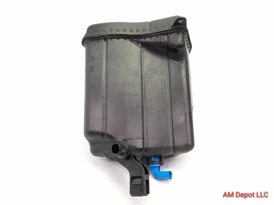 2012 BMW 535i 528i 550i F10 Radiator Coolant Expansion Tank Reservoir 7647283 - Изображение 3 из 4
