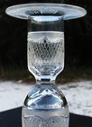 Pairpoint "Victoria" cut 10" Candlestick, Extreme Craftsmanship, Highly Ornate — photo 4