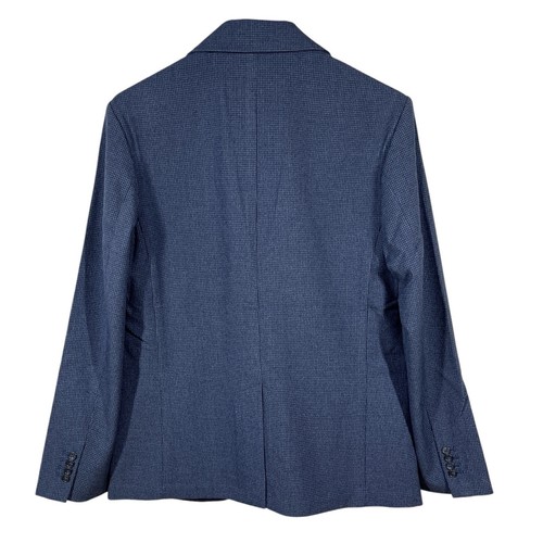 New w/ Tag Mizzen & Main Watson Suit Jacket Size Medium Regular Navy Gun Check - Picture 2 of 13
