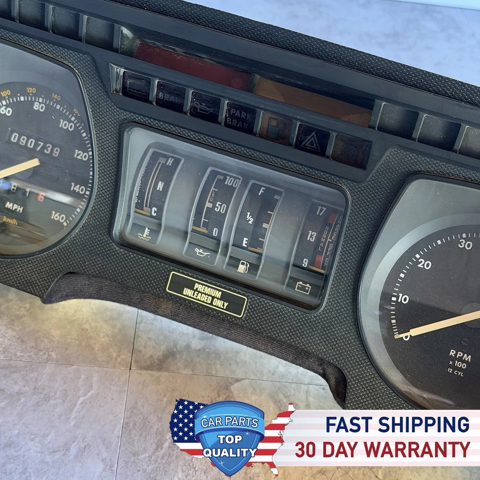 88-91 JAGUAR XJS VELOCÍMETRO INSTRUMENTO TABLERO CALIBRE GRUPO 71.816 MILLAS Foto 4 de 4